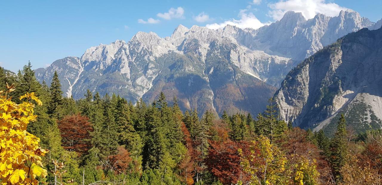 Mountain Peaks Apartment With Sauna Gozd Martuljek Kültér fotó